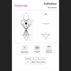 Doriannda CF 90413 - damskie body - rozmiar uniwersalny
